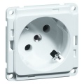 P612311, Compacta, Розетка 2К+З 16А 230В~ под углом 45°, серая, Peha
